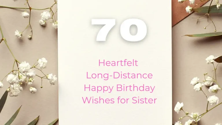 Sister long distance birthday wishes