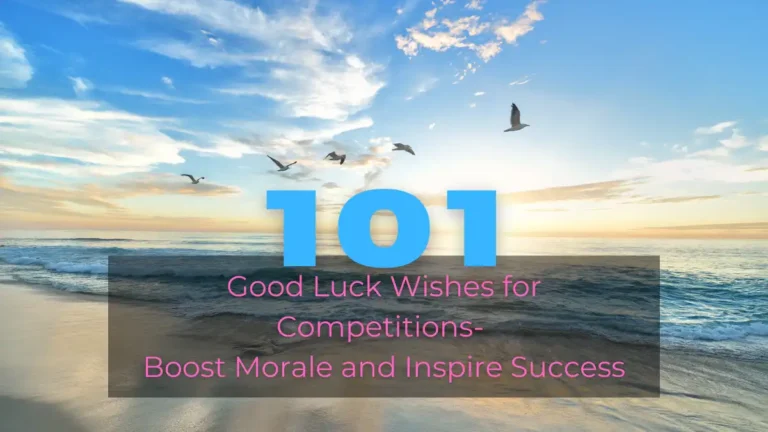 Good Luck Wishes for Competitions