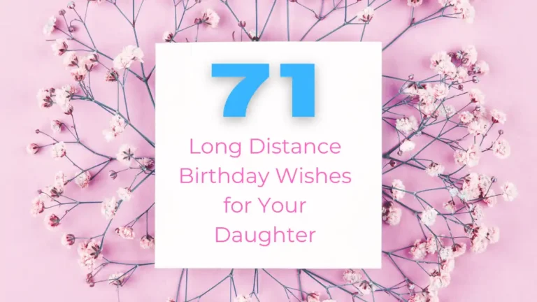 Long Distance Birthday Wishes for Your Daughter