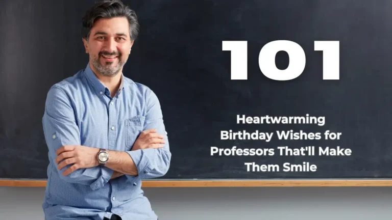 birthday wishes for a professor