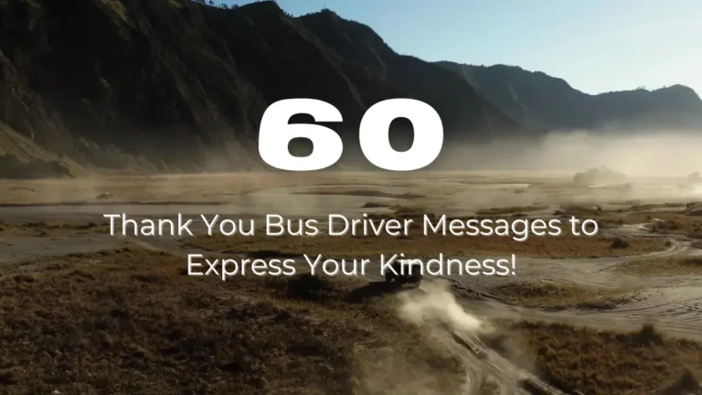 bus driver thank you