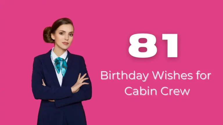 cabin crew birthday