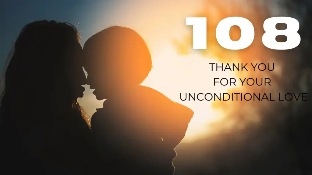 thank you for unconditional love