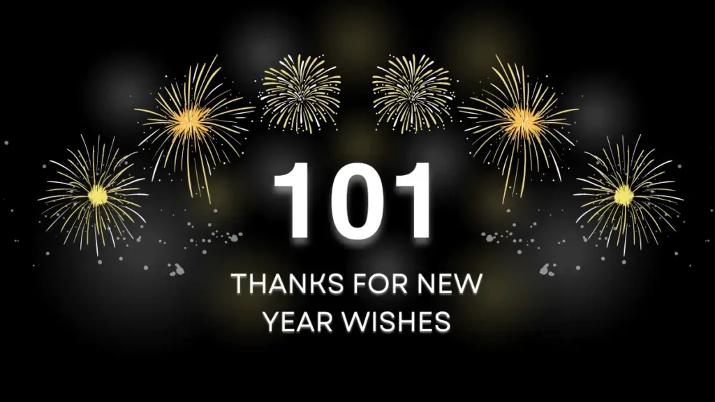 Thanks for New Year Wishes