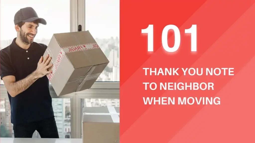 thank you note to neighbor when moving