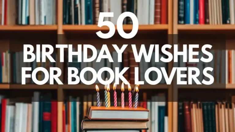 birthday wishes for book lovers