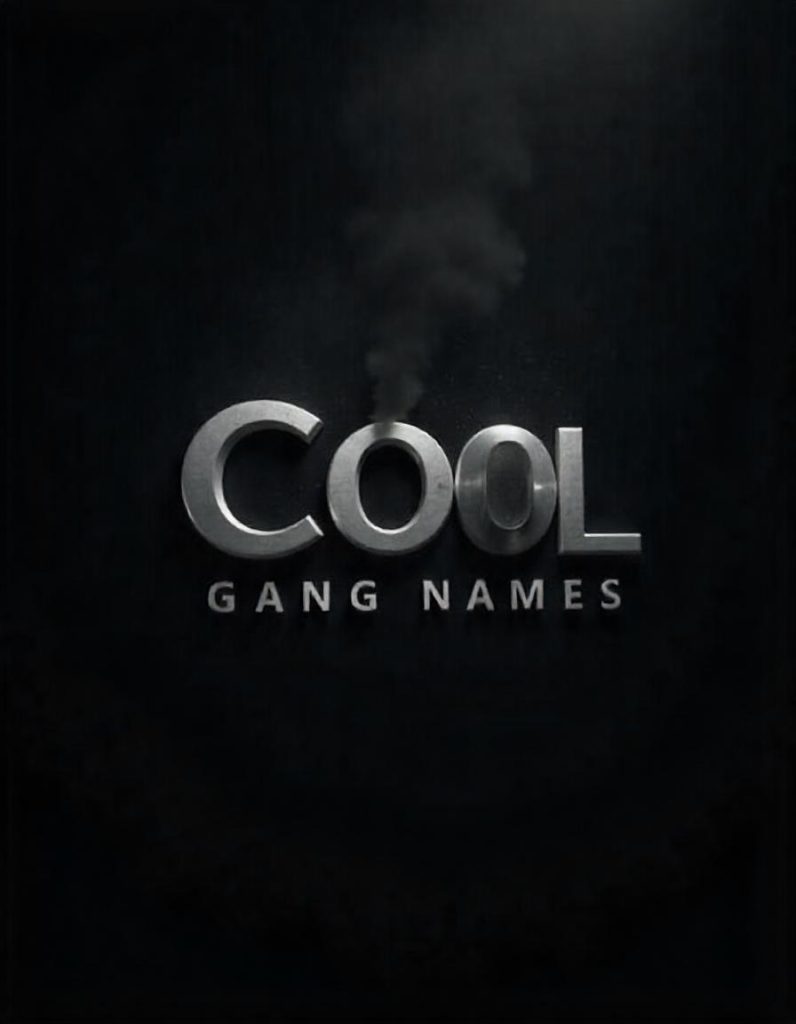 Top Cool Gang Names for Street Crews & Groups